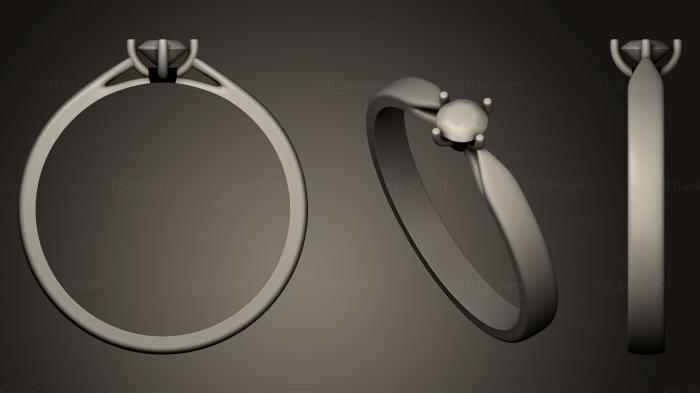 Ювелирные перстни и кольца (Помолвка 2, JVLRP_0077) 3D модель для ЧПУ станка